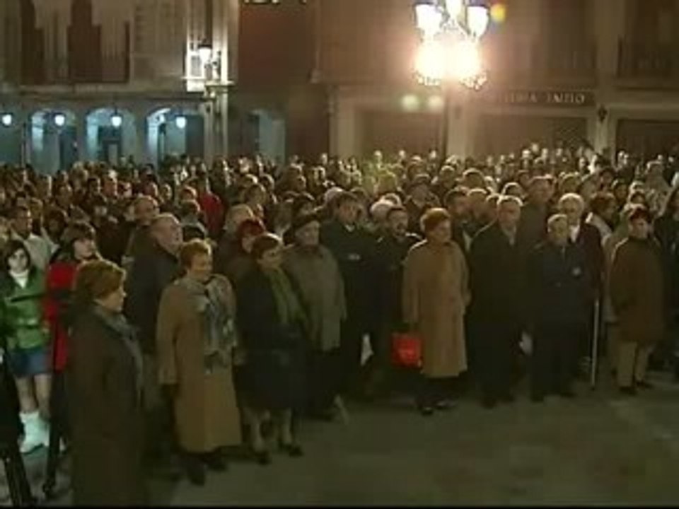 Concentración en Balmaseda en repulsa por el atentado de ETA