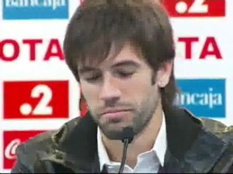 Albelda se despide del Valencia entre lágrimas