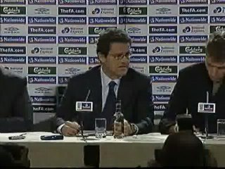 Capello, presentado como seleccionador inglés