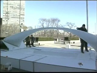 Un puente de hielo contra el cambio climático