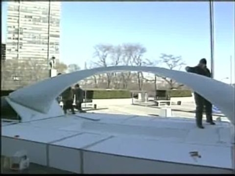 Un puente de hielo contra el cambio climático