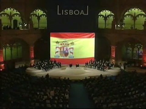 Moratinos y Zapatero firman en Lisboa