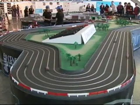 Maqueta del circuito de Fórmula 1 de Valencia
