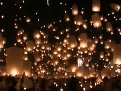 Festival de las luces en Tailandia
