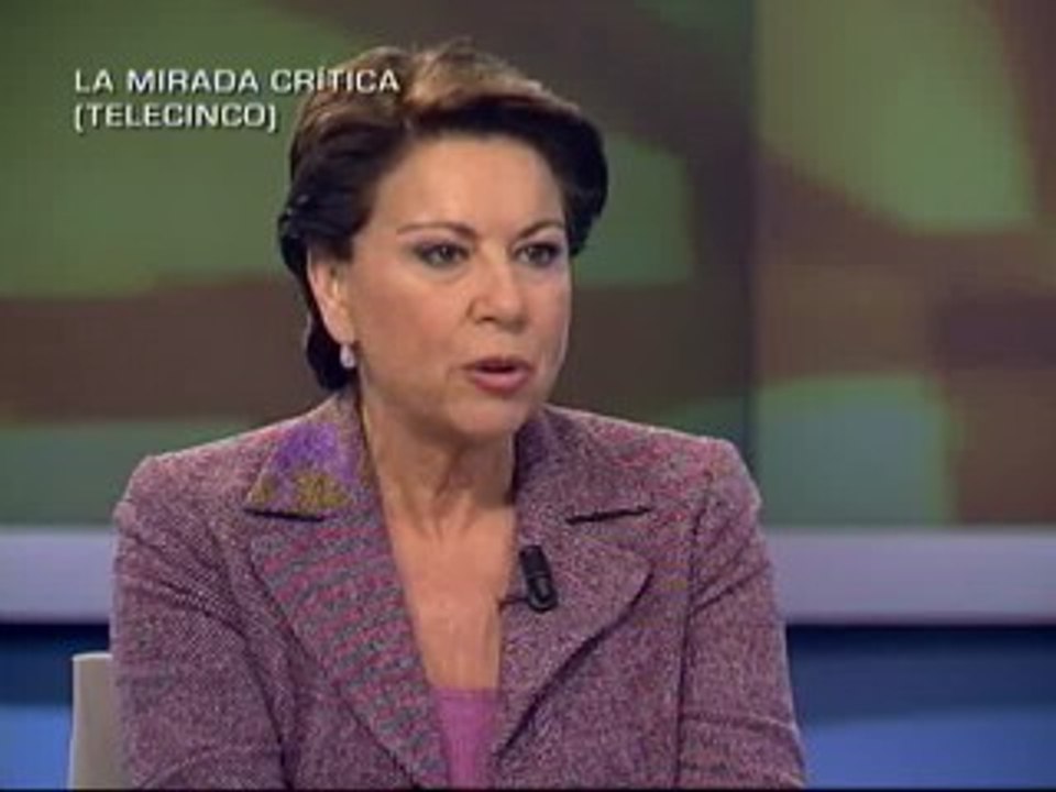 Magdalena Álvarez: "Duermo bien porque estoy transformando España"