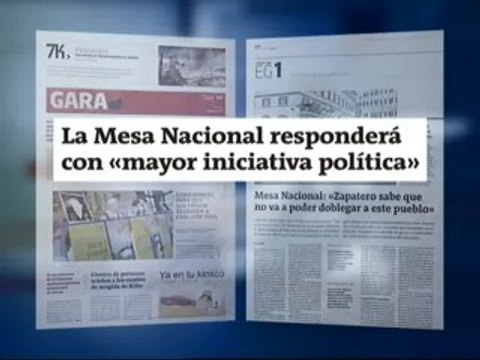 Batasuna admite que las detenciones han sido un duro golpe