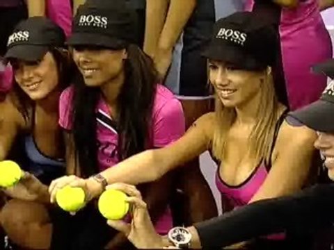 El Master de Tenis de Madrid presenta a sus recogepelotas