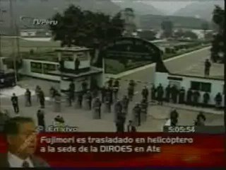 Fujimori ya está en Perú