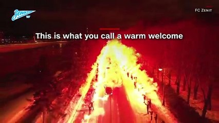 Europa League: Zenit St. Petersburg's fiery welcome