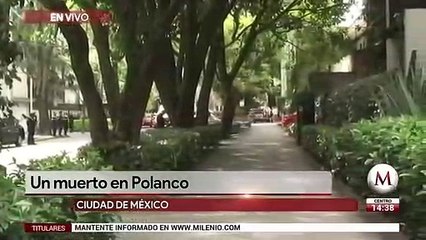 Matan en Polanco a presunto asaltante