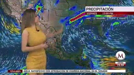 El clima para mañana 23 de febrero, con Pamela Longoria