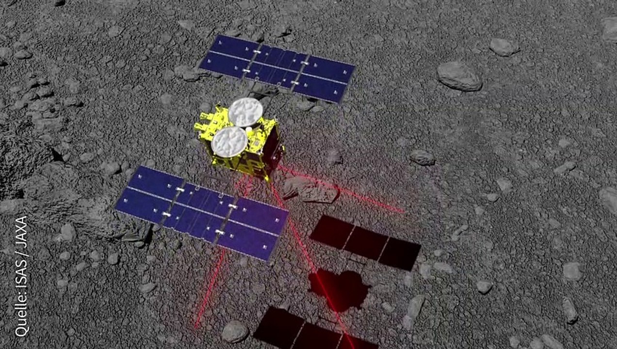 Japanische Sonde 'Hayabusa 2' landet auf Asteroid