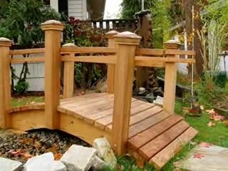 Landscape bridges and water gardens www.Redwoodbridges.com