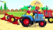 Farmers' trip in a red Tractor - Agricultural Equipment Factory | Vehicles for Kids - Bajki Traktory