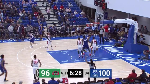 Delaware Blue Coats Top 3-pointers vs. Maine Red Claws