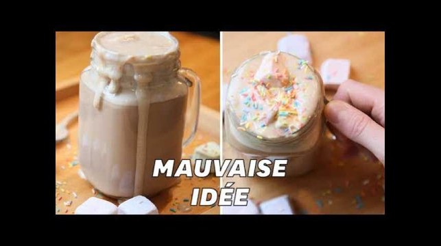 On a testé une recette de chocolat chaud avec des guimauves, on n’aurait pas dû