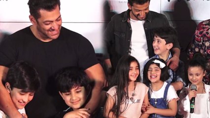 Salman Khan fun moments with kids during Notebook trailer launch; Watch video | FilmiBeat