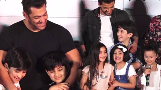 Salman Khan fun moments with kids during Notebook trailer launch; Watch video | FilmiBeat