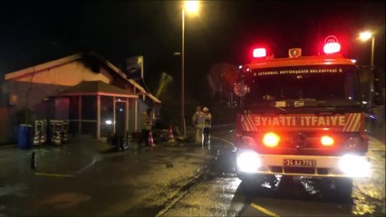 Silivri'de restoranda yangın  - İSTANBUL