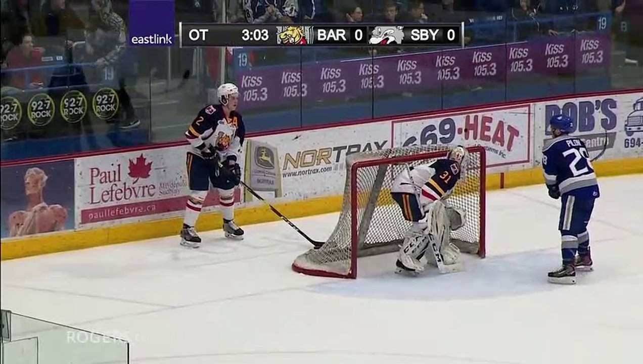 OHL Jason Willms OT Winner | Barrie Colts