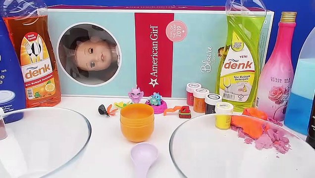 Kinetik Kumdan Ne Çıkarsa Çöplük Slime Challenge - Eğlenceli Fail Slime su DIY Bidünya Oyuncak