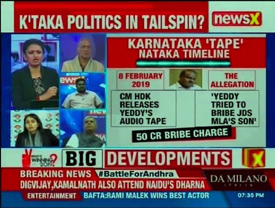Audio tape row Yeddyurappa admits he met MLAs s...