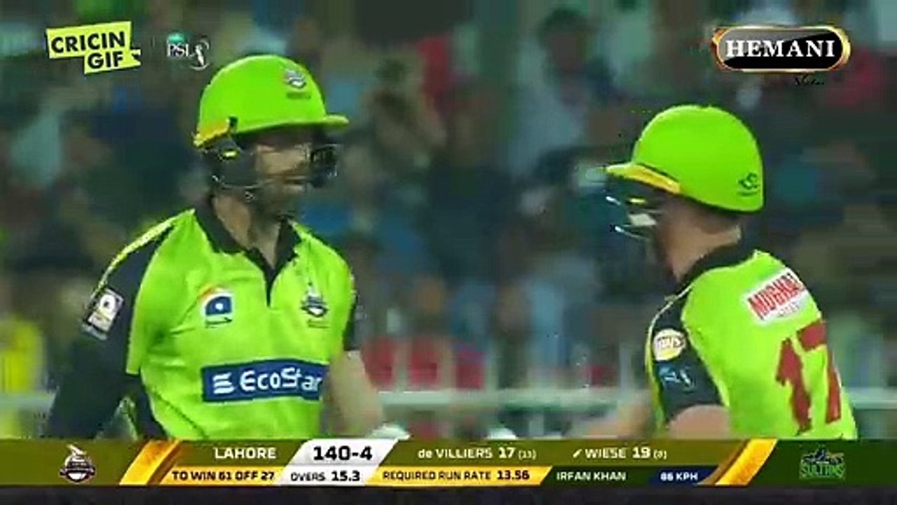 WATCH_ David Wiese was brought into the side and smashed an unbeaten 45 from 20  ( 720p )