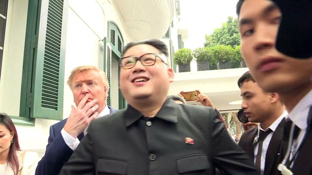 Hanoi police hold Trump, Kim impersonators for questioning