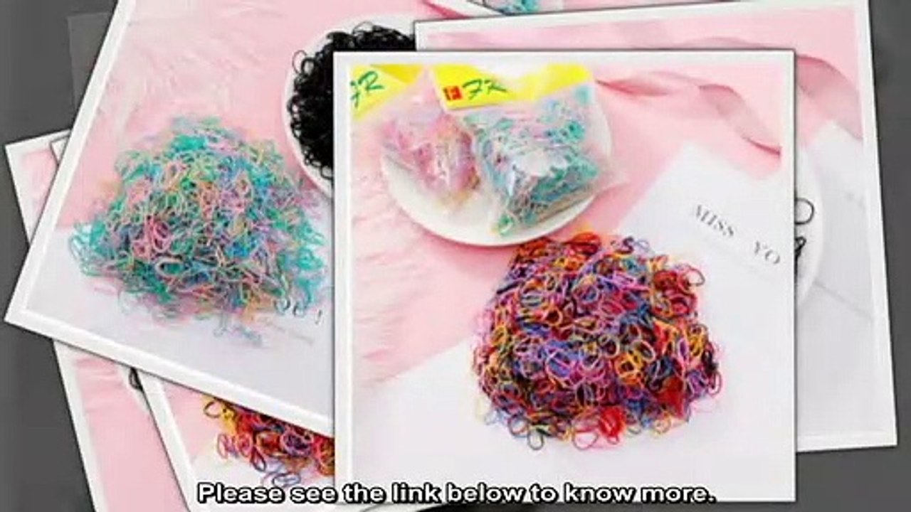 Hot Sale 1000pcs Lot Candy Color Hair Ring Rubber Ropes Disposable Elastic Hair Bands For Children