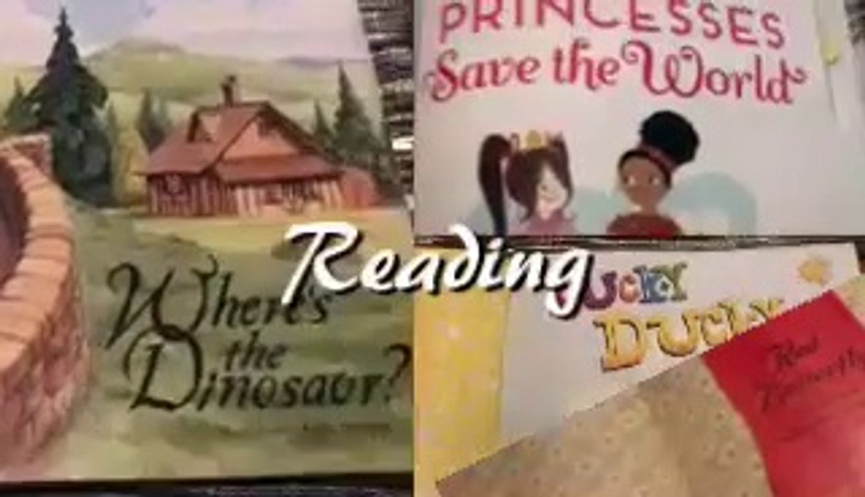 Reading With My Fun Toys Princess save The World, Lucky Duck, Red Butterfly, Where's the Dinosaur