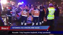 İstanbul’da feci kaza! 1 ölü, 4 yaralı