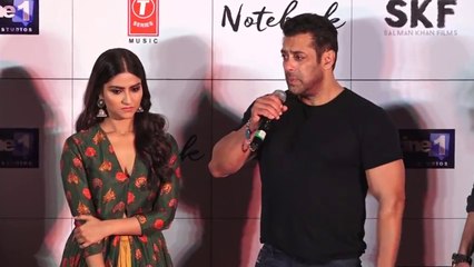 Salman Khan talks about Nepotism at Notebook Trailer Launch; Watch Video | FilmiBeat