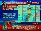 Virat Kohli breaks his silence on ICC World Cup 2019 clash against Pakistan