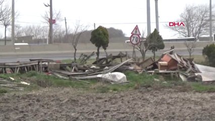 Çorlu Trakya'da Kar ve Fırtına Etkili Oluyor