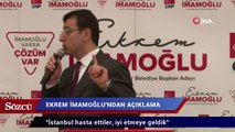 İmamoğlu: ‘İstanbul’u hasta ettiler İstanbul hasta’