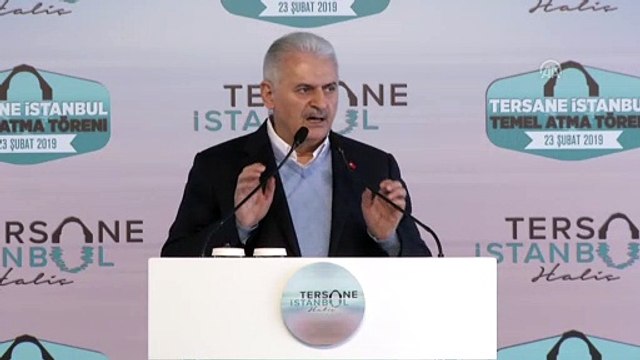 Tersane İstanbul Temel Atma Töreni - Binali Yıldırım (2) - İSTANBUL