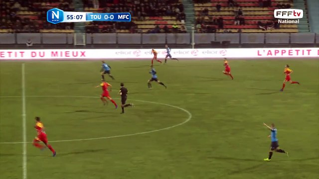 Ouverture du score de YANN MABELLA sur un super contre attaque. 1-0 pour le Tours FC