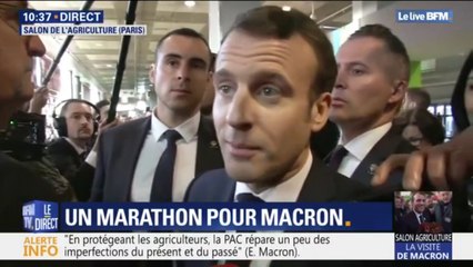 "Je sais d'où je viens." Emmanuel Macron se défend d'avoir une image de "président des villes" (BFMTV)