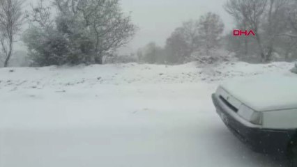 Çanakkale'de Etkili Kar Yağışı