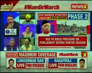 'Mandir March' in Ayodhya by VHP & Shiv Sena, strategy to push Ram Mandir will work_ Nation at 9