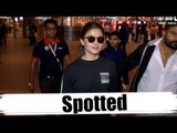 Alia Bhatt  spotted at airport