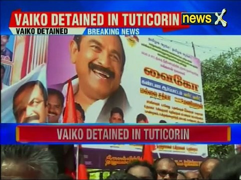 MDMK Leader Vaiko detained for 'Rail Roko' stir