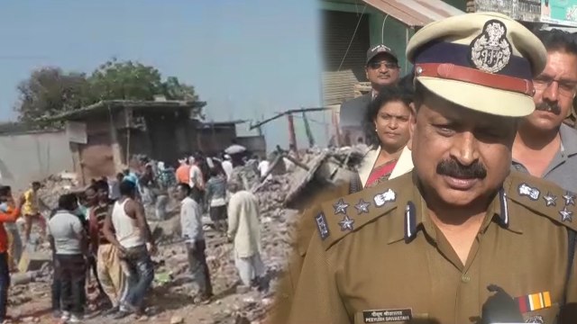 भदोही: दूर तक सुनाई दी धमाके की आवाज, आसपास के मकान ध्वस्त, 10 की मौत