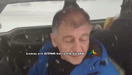 Ο Θ. Μπίκας για την χιονόπτωση στην Ευρυτανία