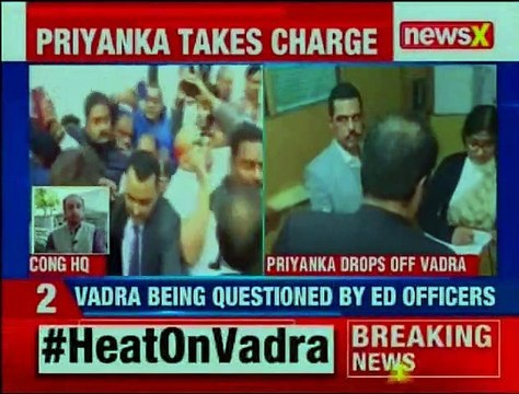 Money Laundering Case Robert Vadra being interrogated at ED office