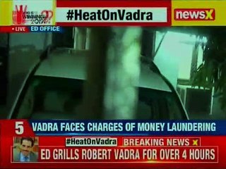 Money Laundering Case Robert Vadra leaves ED office after 4 hours of questioning