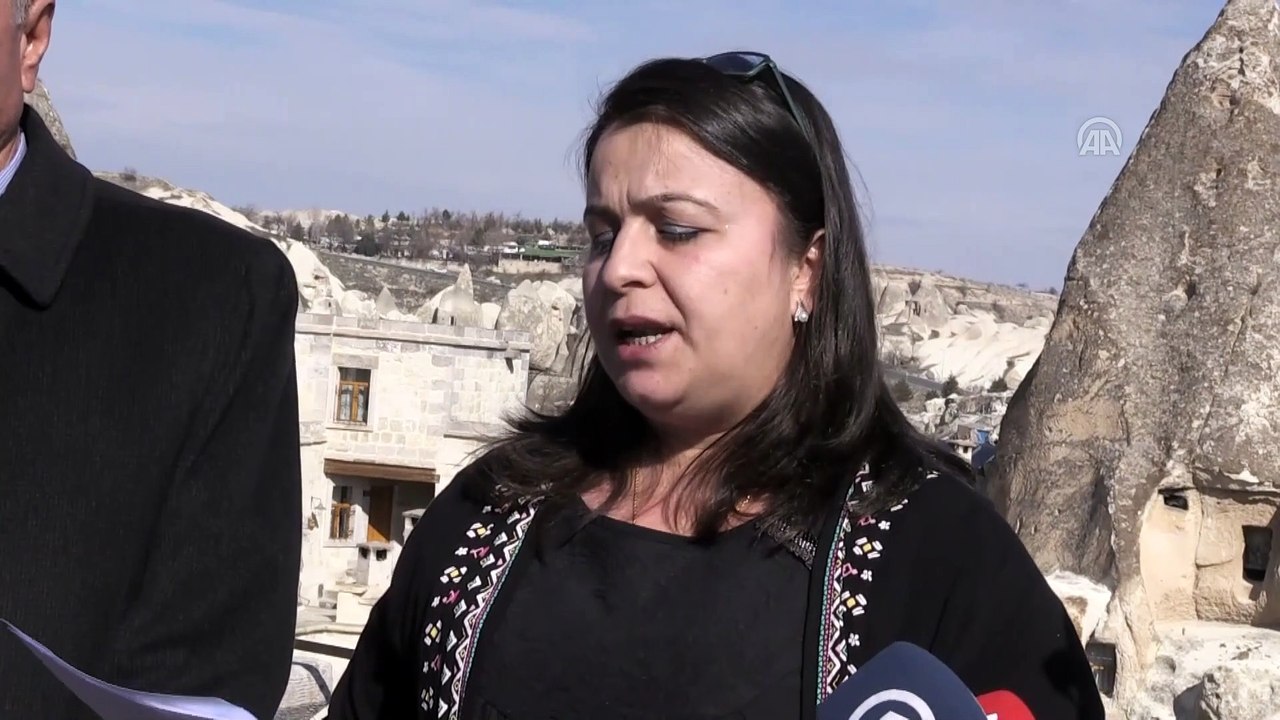 Kapadokya'da peribacaları yakınındaki yapıların yıkılması - NEVŞEHİR