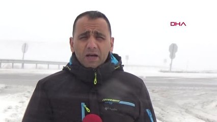 Saray Trakya'da Kar ve Fırtına Etkili Oluyor