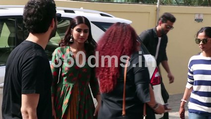 Zaheer Iqbal and Pranutan Entry Visual at Trailer Launch of Notebook Movie