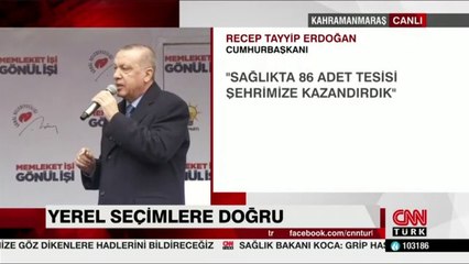 Telefon geldi Erdoğan mitingine ara verdi
